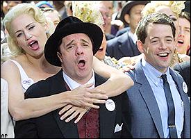 Cady Huffman, Nathan Lane, Matthew Broderick