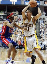 Reggie Miller (R), Richard Hamilton