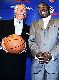 Larry Brown and Isiah Thomas