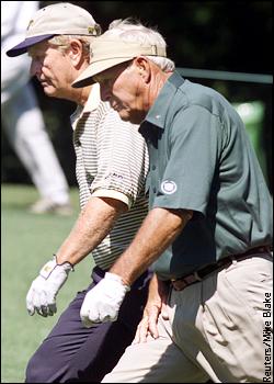 Jack Nicklaus and Arnold Palmer