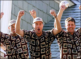 U.S. team celebrating