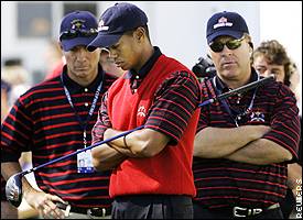 Tiger Woods and Hal Sutton