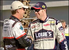 Harvick and Johnson