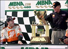 Tony Stewart and Joe Gibbs