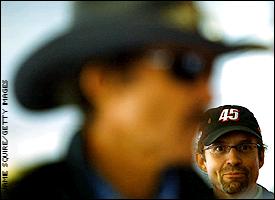 Kyle and Richard Petty