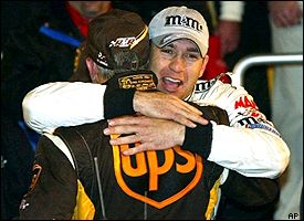 Dale Jarrett and Elliott Sadler