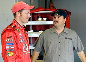 Dale Earnhardt Jr. and Tony Eury Jr.