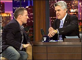 Lance Armstrong and Jay Leno