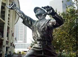 George Sisler's statue