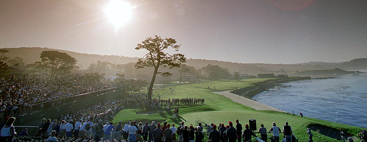 Pebble Beach, California.   (Photo by David Cannon /Allsport/Getty Images) 