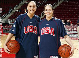 Diana Taurasi and Sue Bird