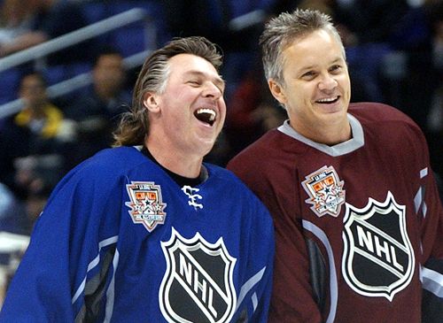 Barry Melrose and Tim Robbins