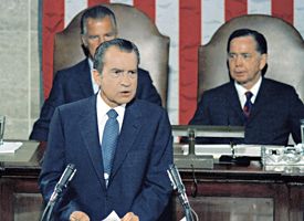 Former U.S. President Richard M. Nixon