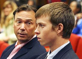 Collin Finnerty, right.