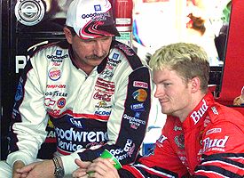 Dale Earnhardt Sr. and Dale Earnhardt Jr.
