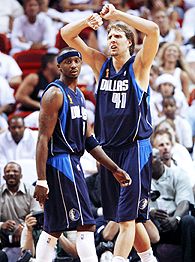 Jason Terry and Dirk Nowitzki