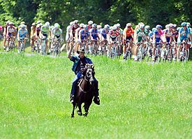 Tour de France spectator