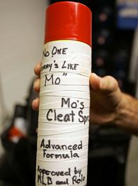 Moises Alou's cleat spray