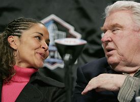 Sarah White and John Madden