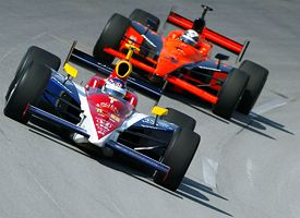 Danica Patrick and Vitor Meira