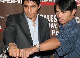 Erik Morales and Manny Pacquiao 