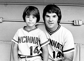 Pete Rose and Pete Rose Jr.