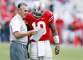 Jim Tressel and Troy Smith