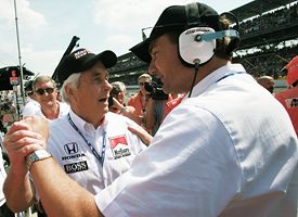 Tim Cindric and Roger Penske