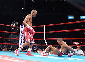 Bernard Hopkins and Felix Trinidad