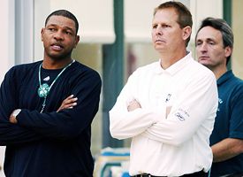 (L-R) Doc Rivers and Danny Ainge