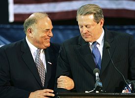 Ed Rendell, left, and former Vice President Al Gore.
