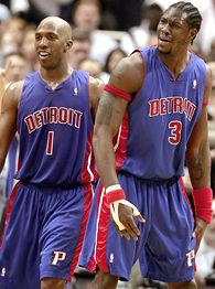 Chauncey Billups and Ben Wallace
