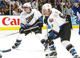 Alexander Ovechkin and Dainius Zubrus