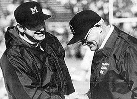 Bo Schembechler and Woody Hayes