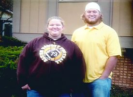 Holley and Nick Mangold