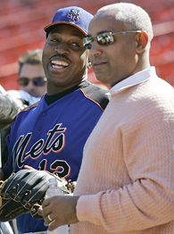 Omar Minaya and Willie Randolph