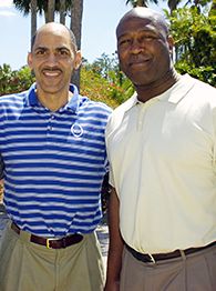 Tony Dungy, left, and Lovie Smith