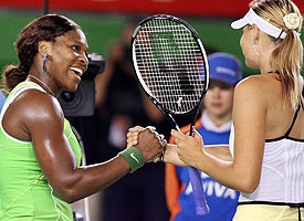 Serena Williams and Maria Sharapova