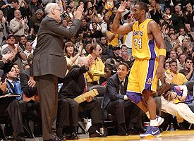 Phil Jackson and Kobe Bryant