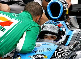 Tony Kanaan and Danica Patrick