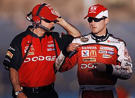Kenny Francis and Kasey Kahne