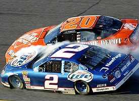 Kurt Busch and Tony Stewart