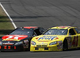 Juan Pablo Montoya and Scott Pruett