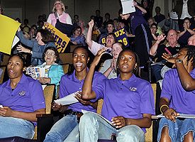 LSU women's basketball players