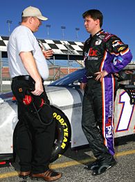 Denny Hamlin and Mike Ford