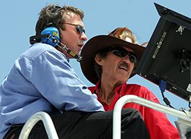 Richard Petty, right, and Robbie Loomis
