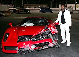 Eddie Griffin Ferrari Enzo Crash 3