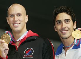 Filippo Magnini and Brent Hayden