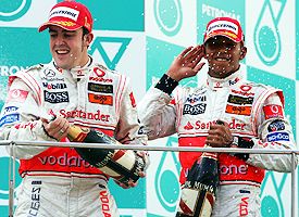 Alonso and Hamilton