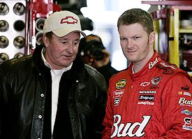 Richard Childress and Dale Earnhardt jr